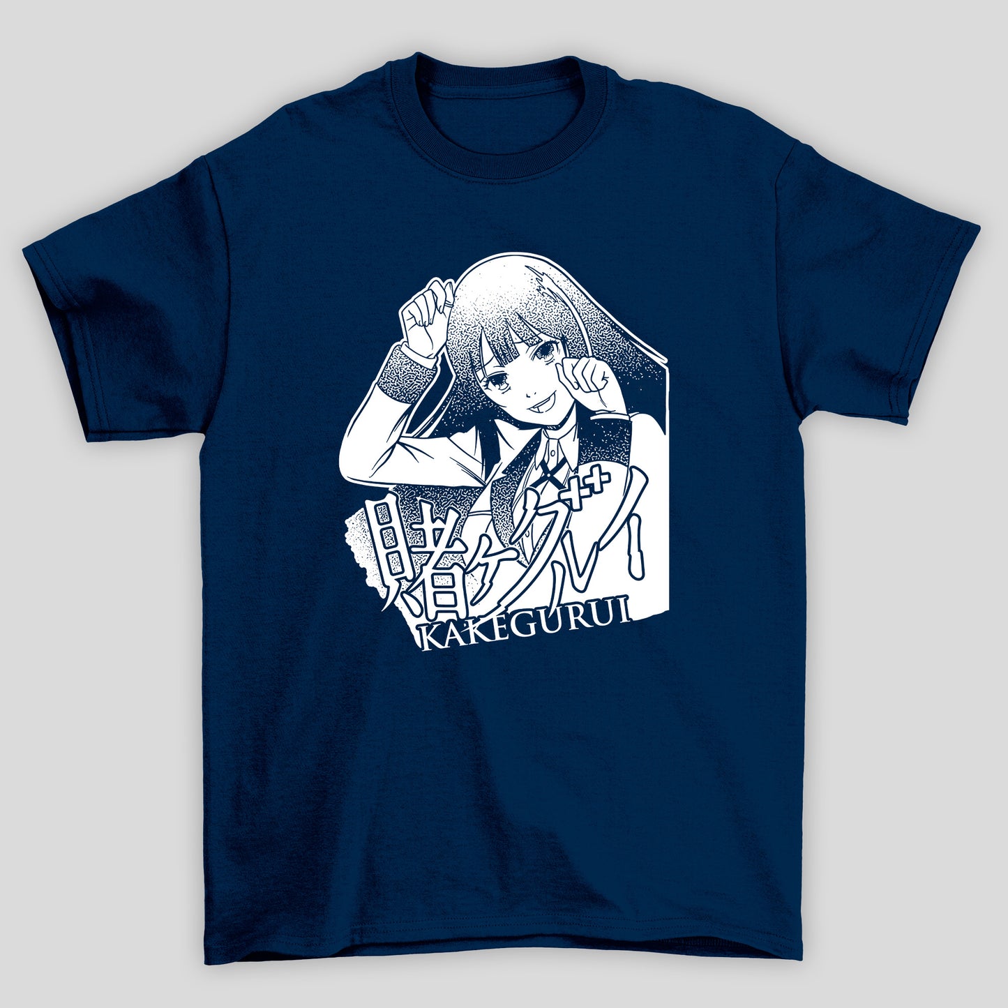Camiseta Básica Unissex Yumeko Jabami Neko Kakegurui