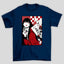 Camiseta Básica Unissex Yumeko Jabami Joker Carta Kakegurui
