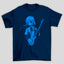 Camiseta Básica Unissex Amada Azul Bocchi The Rock
