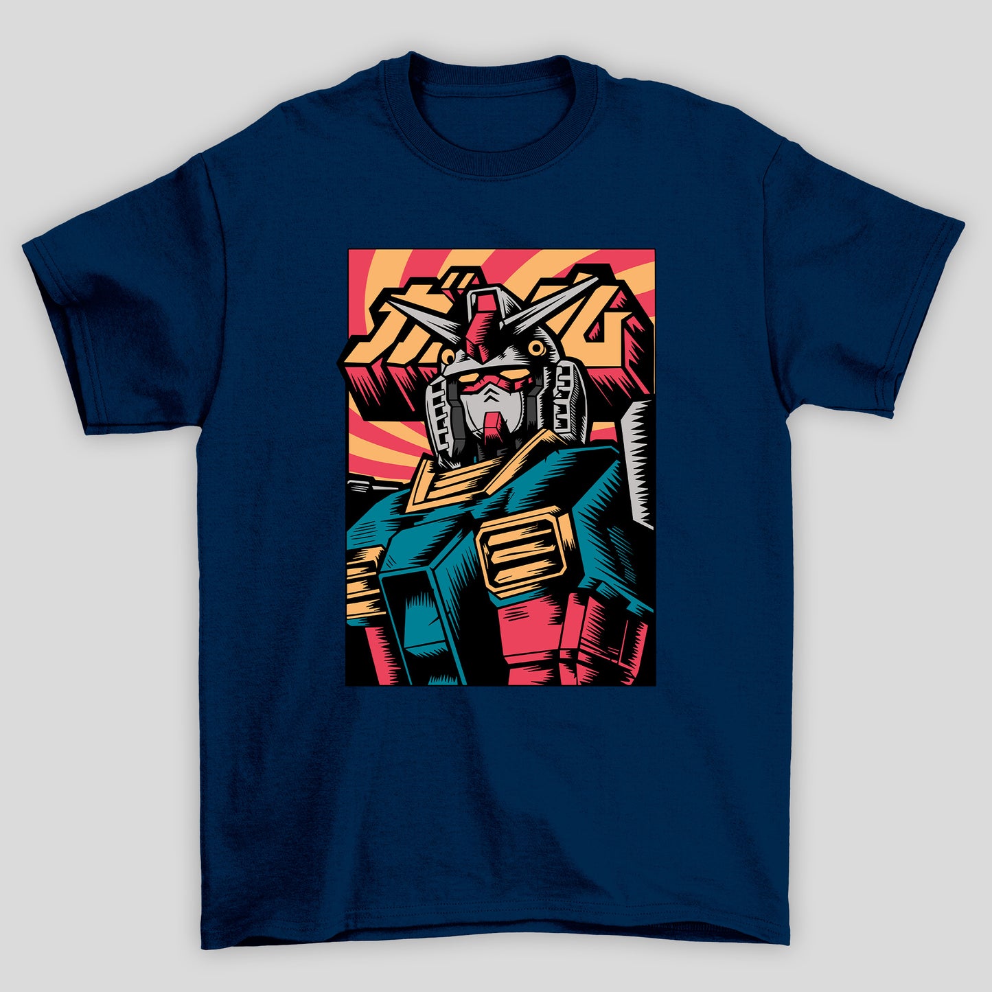 Camiseta Básica Unissex Gundam HQ Busto