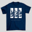 Camiseta Básica Unissex Gundam Capacetes Kanji