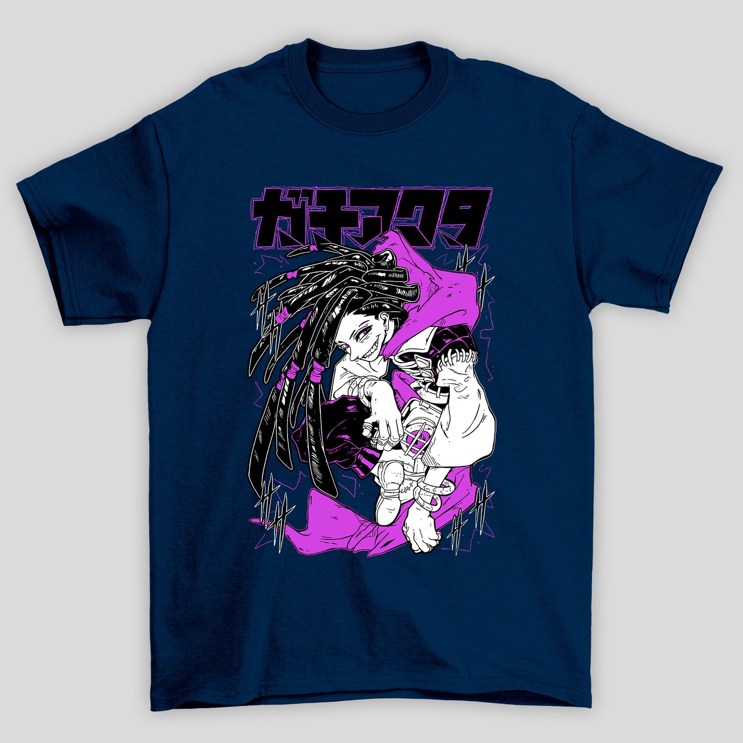 Camiseta Básica Unissex Abber Kanji Gachiakuta