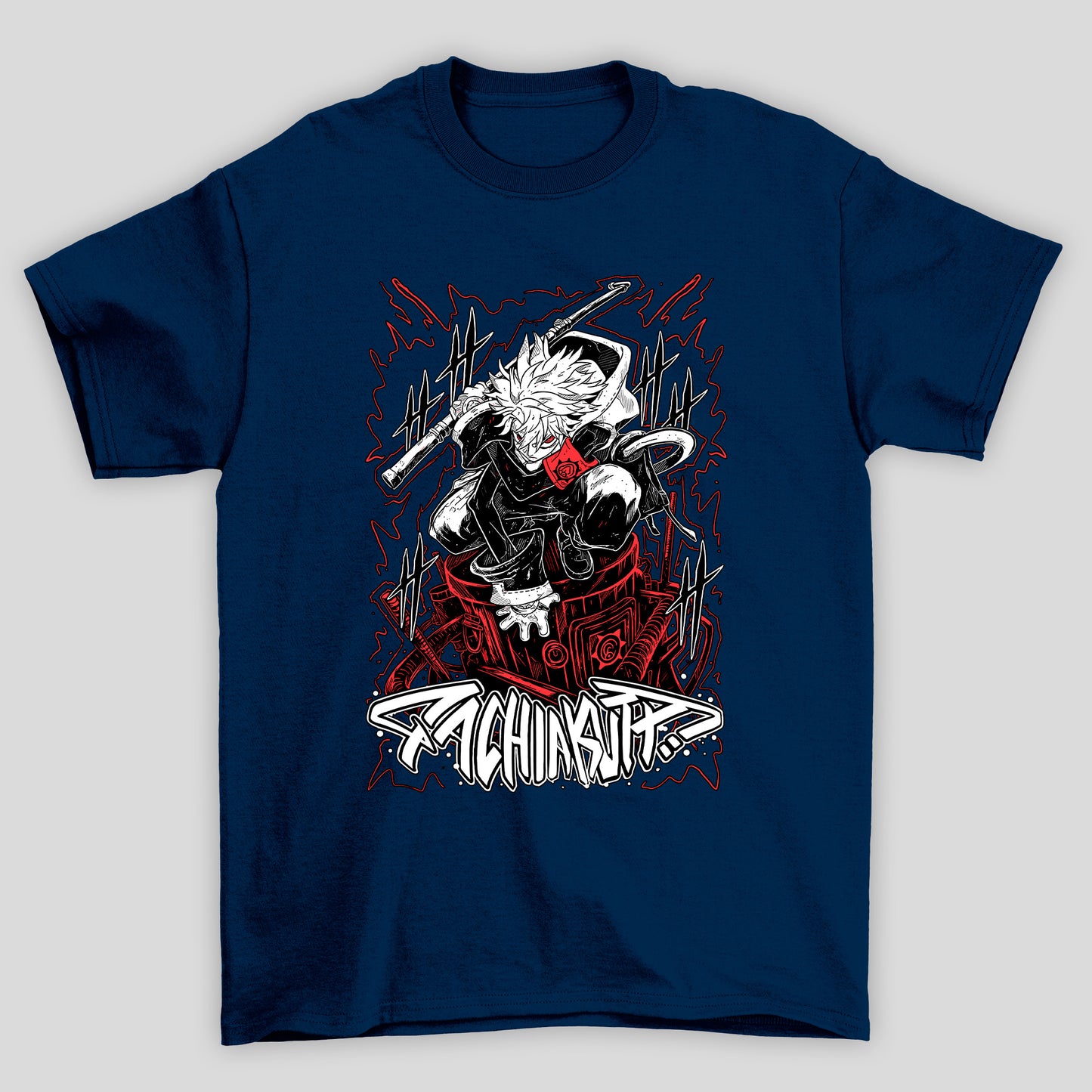 Camiseta Básica Unissex Rudo Cano Kanji Gachiakuta