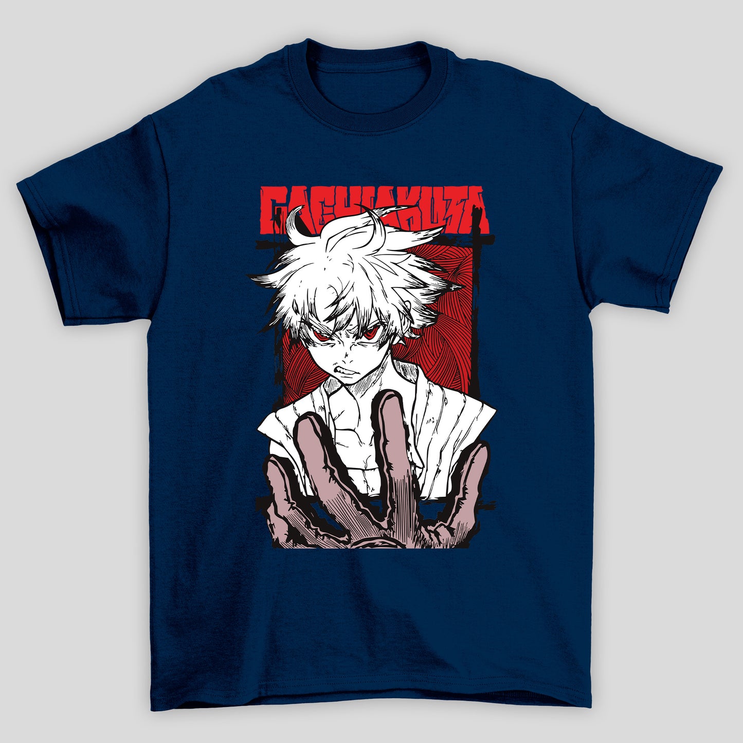 Camisetas Básicas Unissex Rudo Rosto Gachiakuta