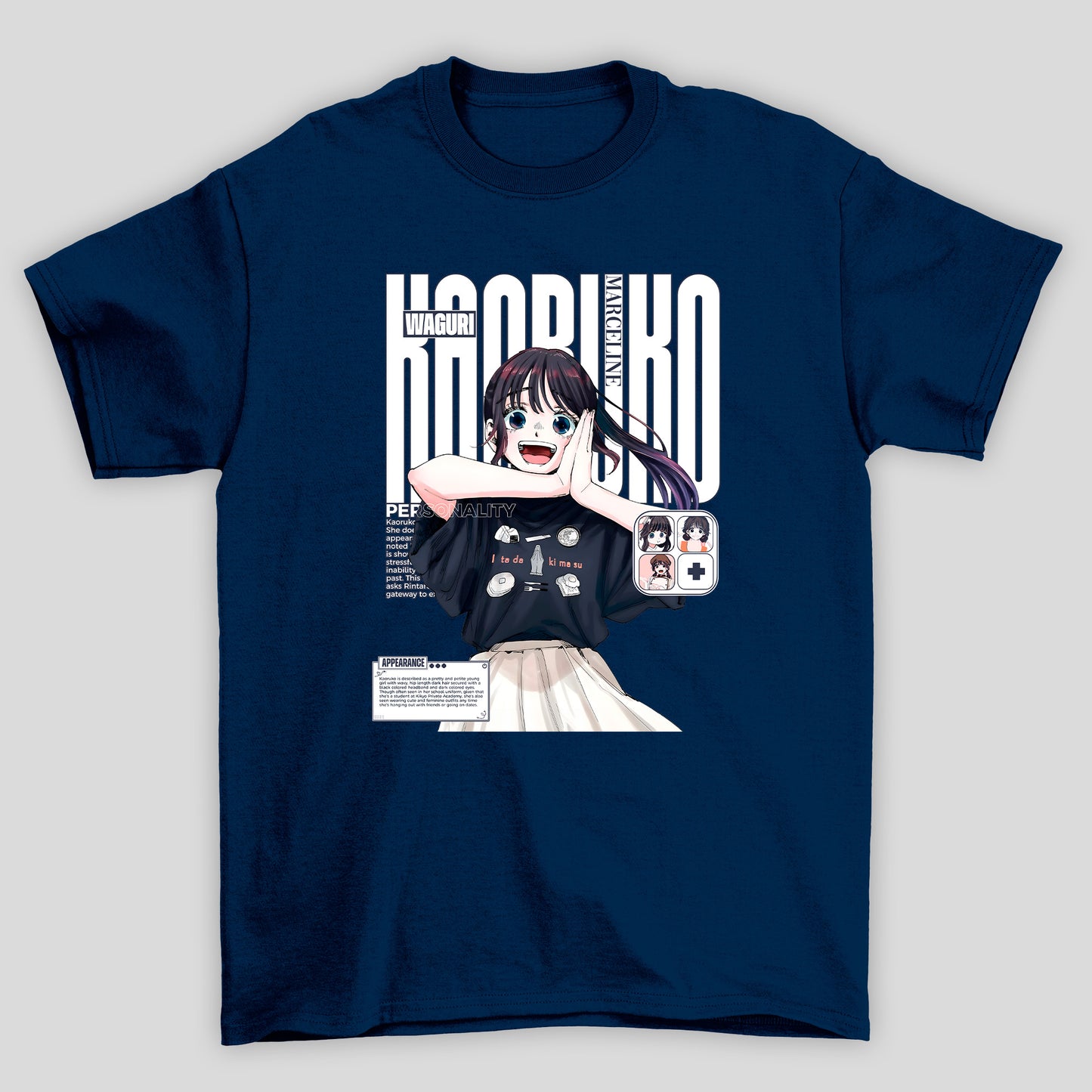 Camiseta Básica Unissex Kaoruko Waguri