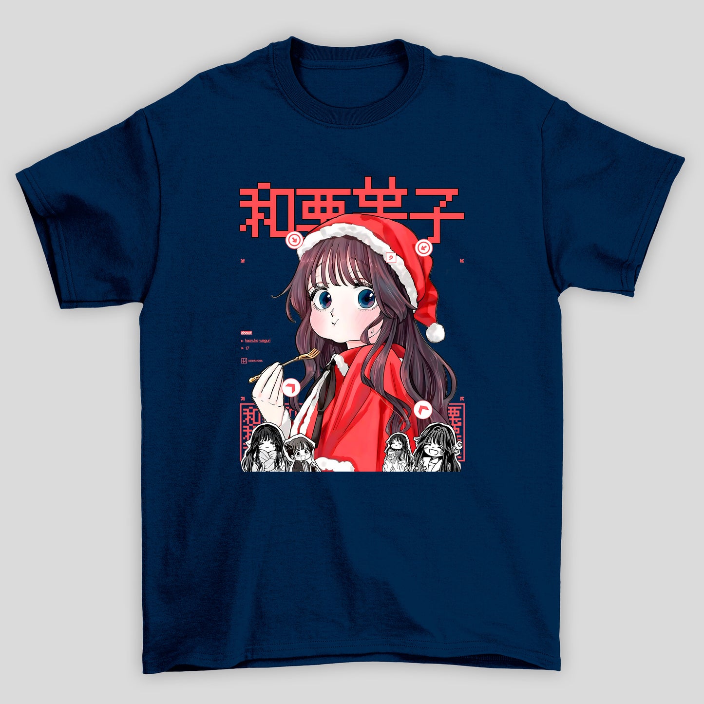 Camiseta Básica Unissex Kaoru Hana Waguri Comendo