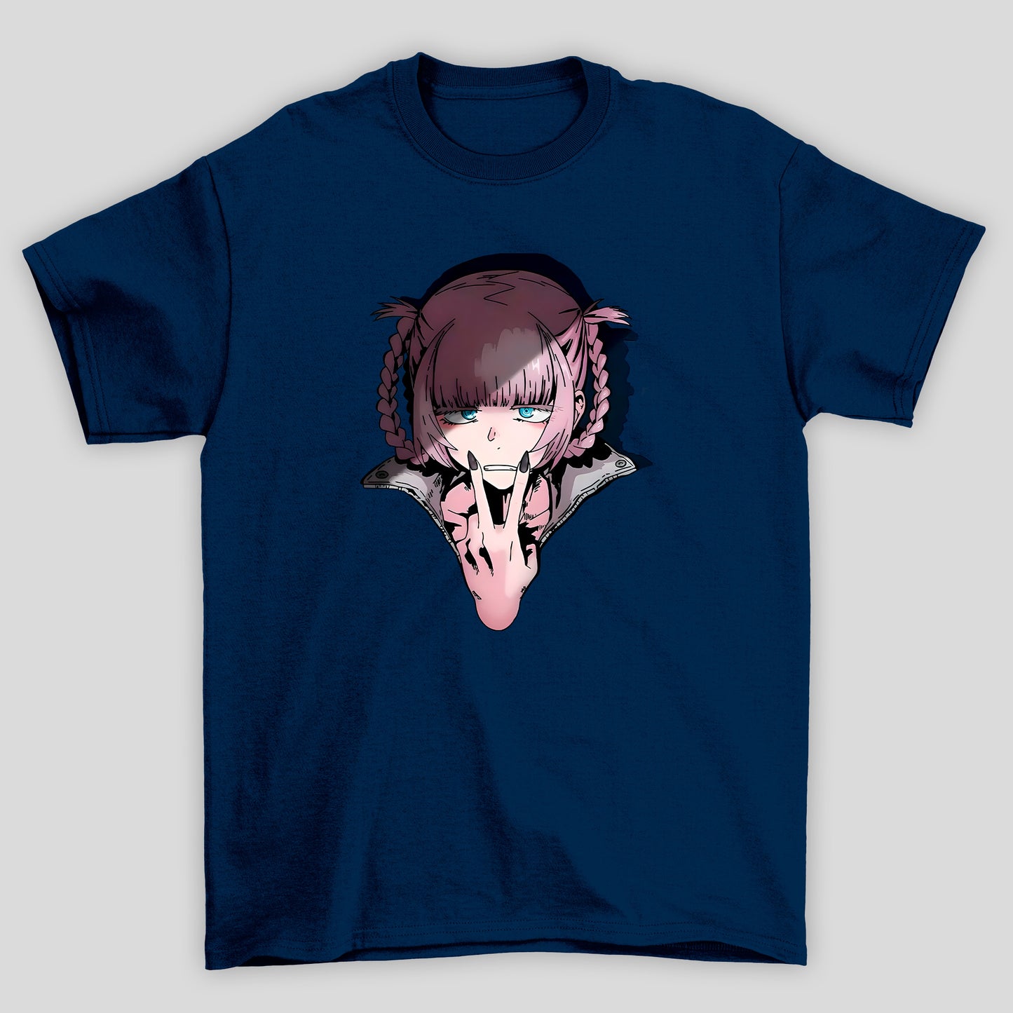 Camiseta Básica Unissex Yofukashi No Uta Nazuna Nanakusa Rosto V