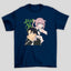 Camiseta Básica Unissex Yofukashi No Uta Nazuna Ko Yamori Kanji