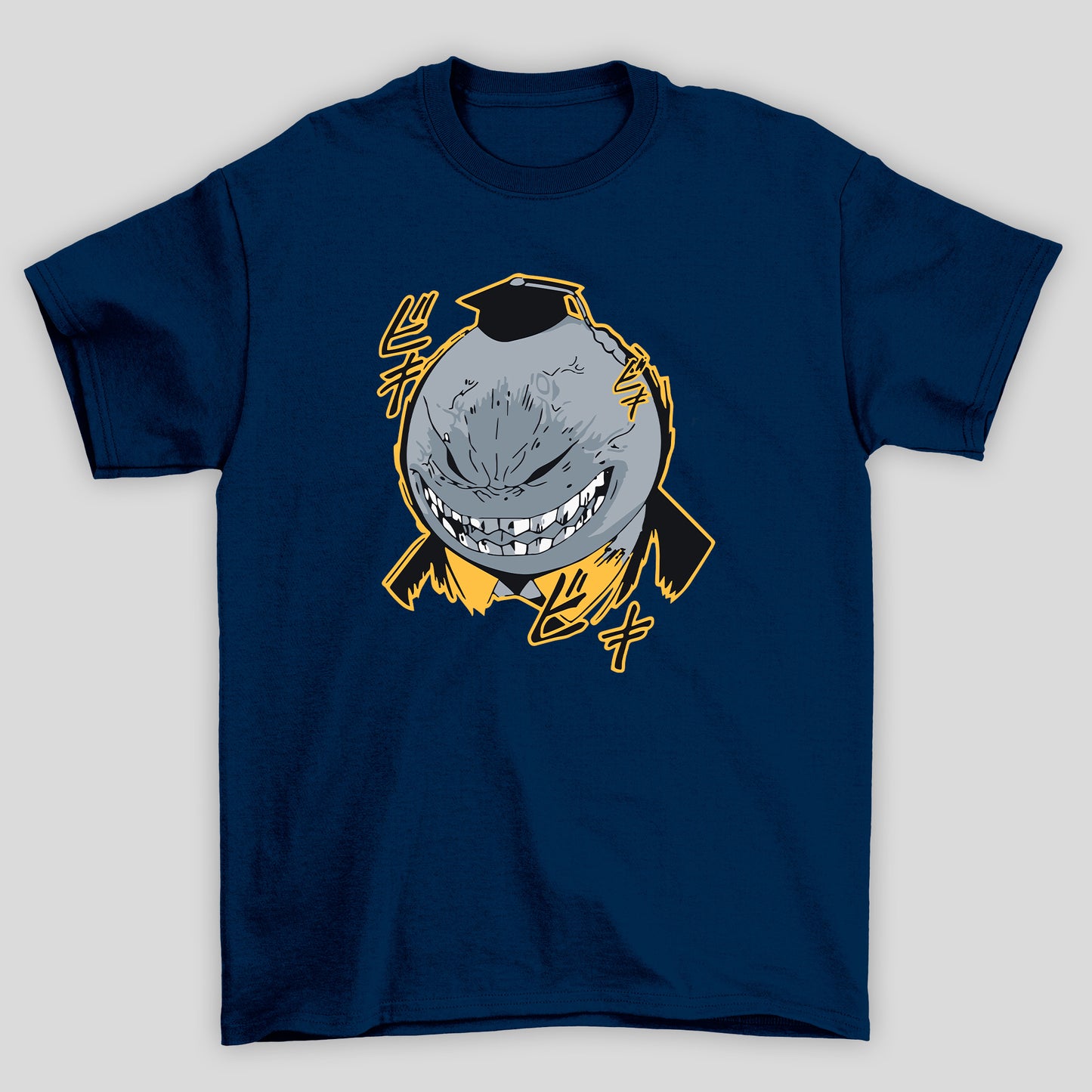 Camiseta Básica Unissex Koro Sensei 100% Rage Kanji