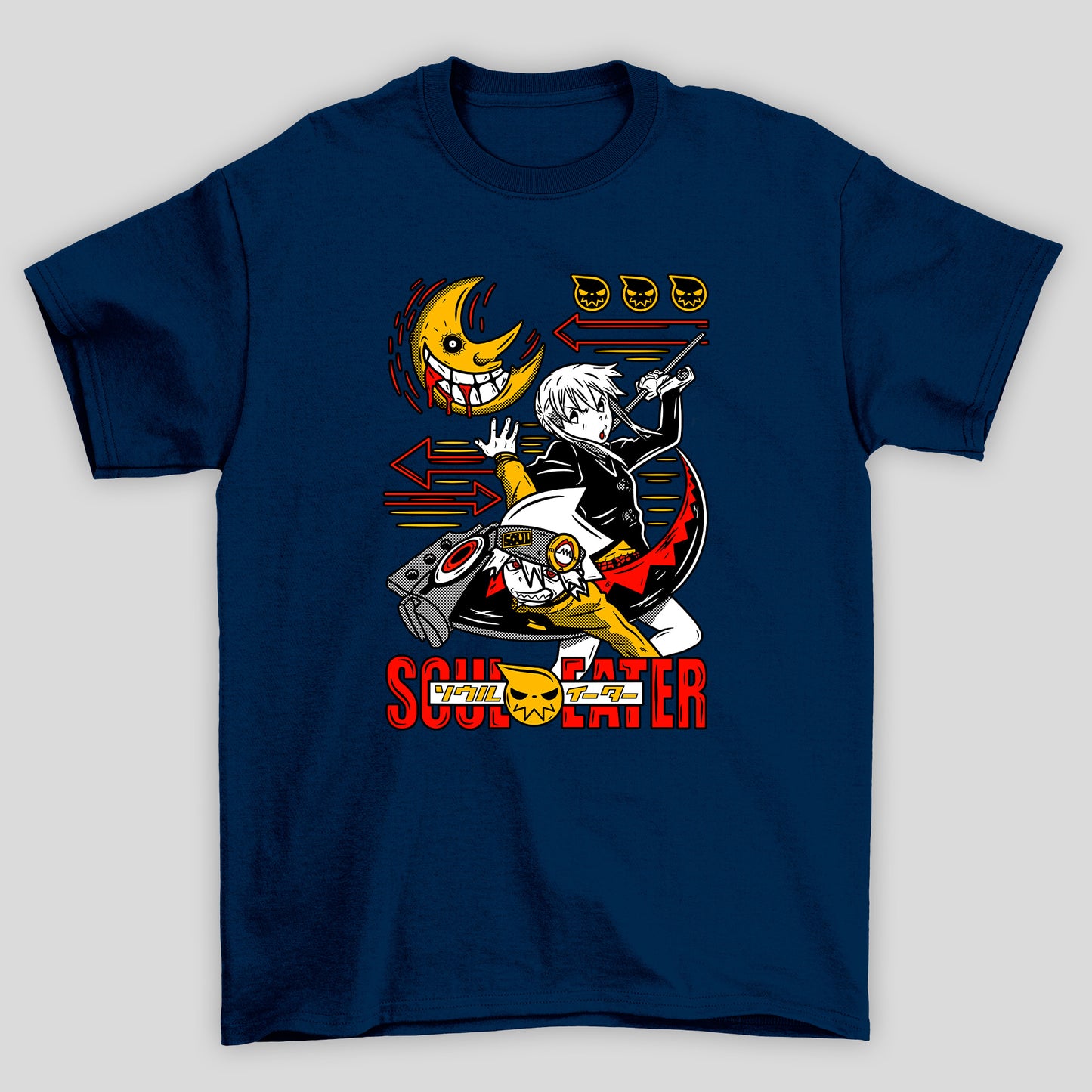 Camiseta Básica Unissex Soul Eater Maka Soul Lua