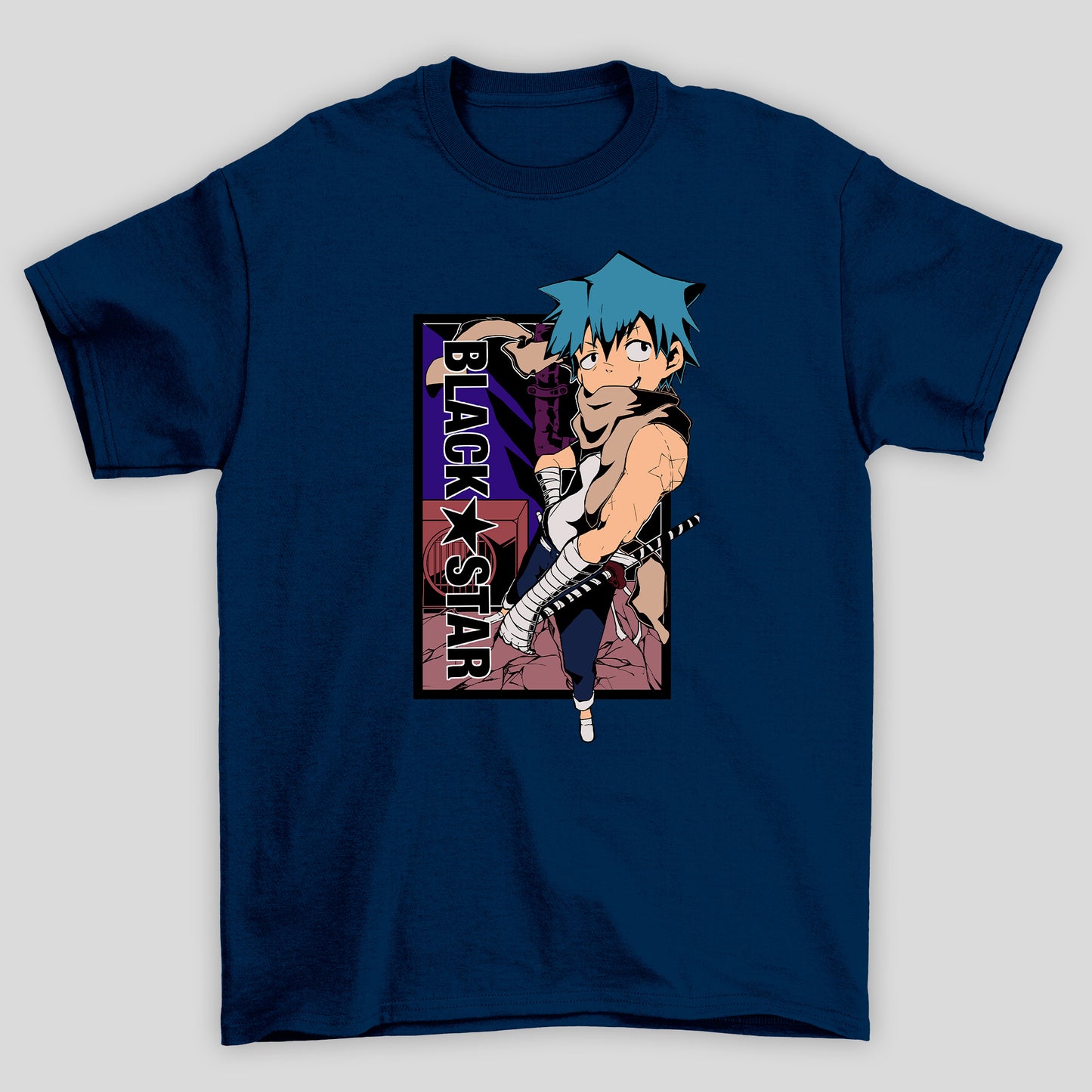 Camiseta Básica Unissex Soul Eater Black Star