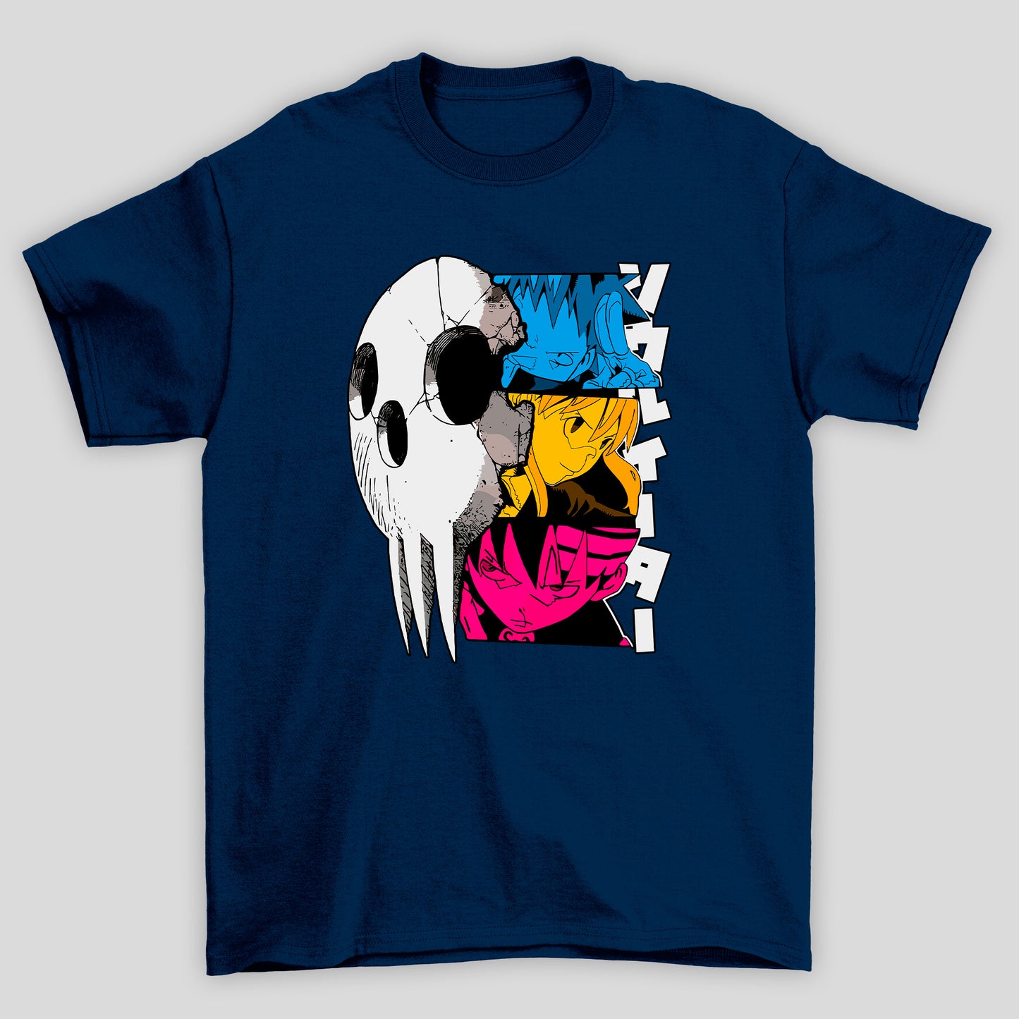 Camiseta Básica Unissex Soul Eater Black Star Maka Kid