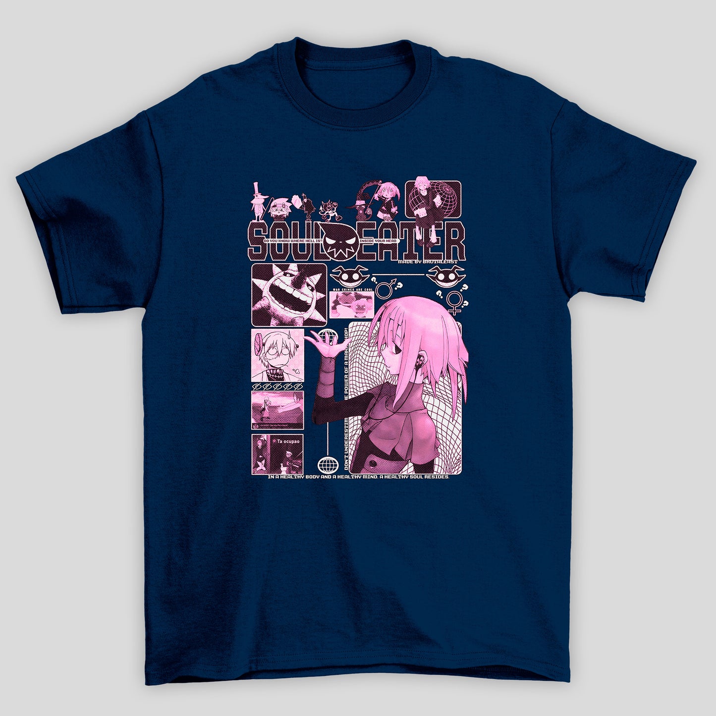 Camiseta Básica Unissex Soul Eater Crona Poster