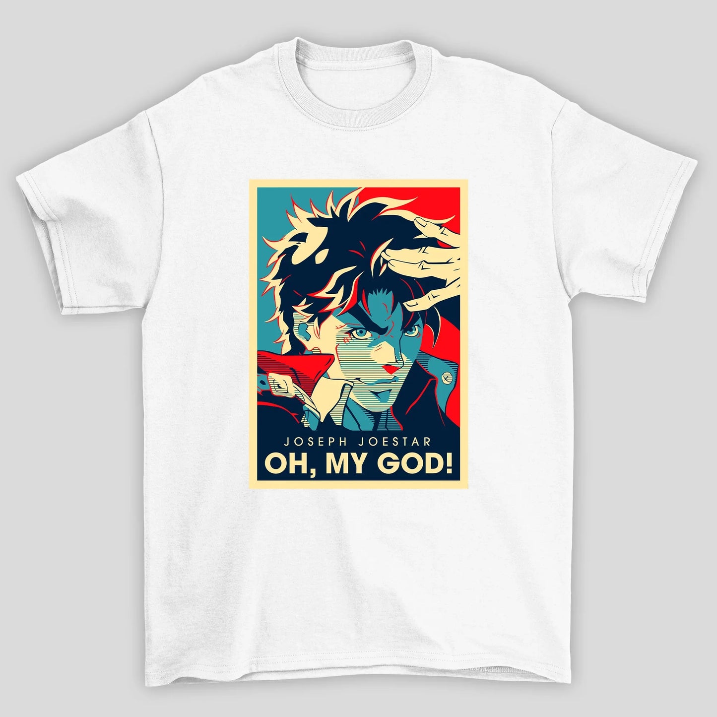 Camiseta Básica Unissex Jojo Bizarre Adventure Vintage Joe