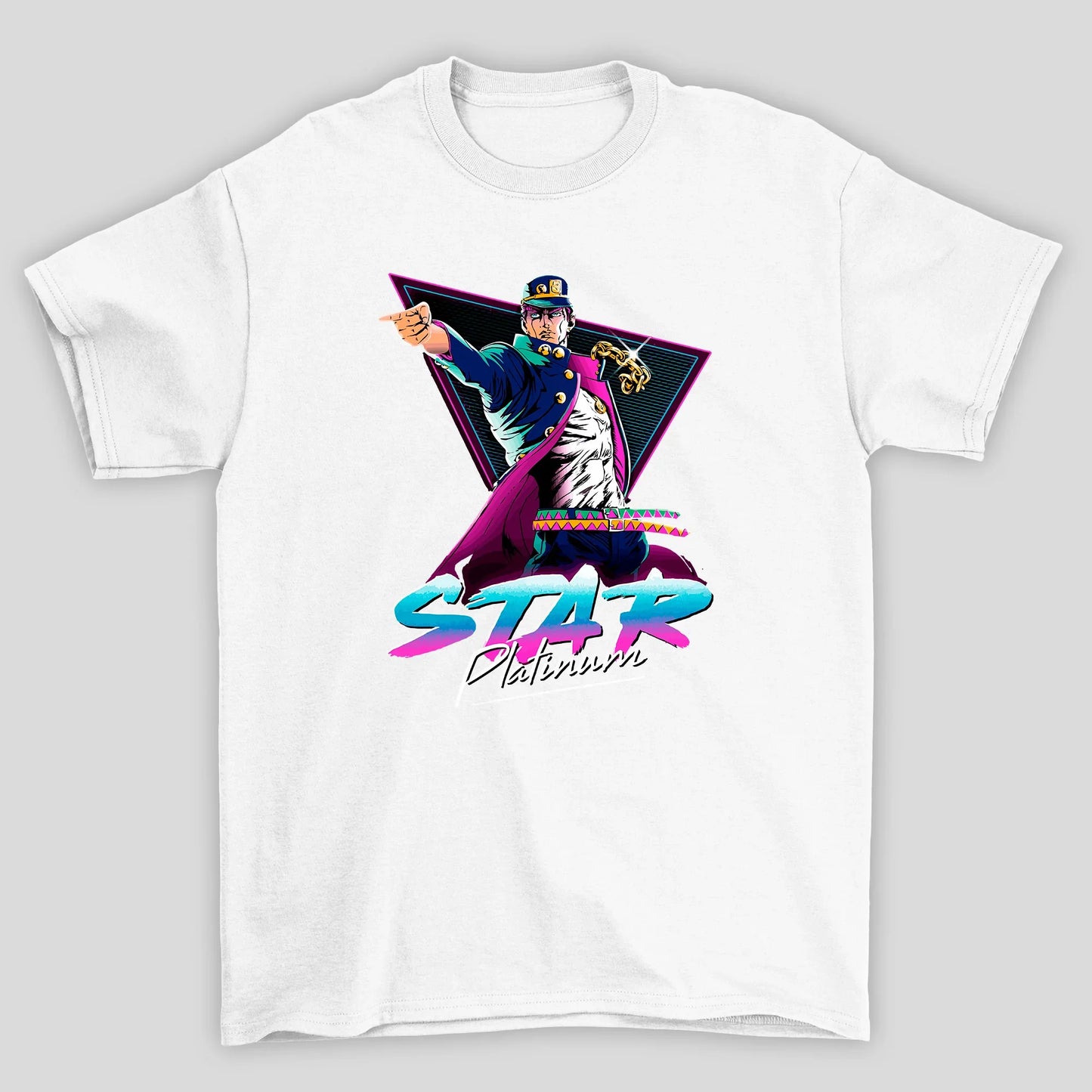 Camiseta Básica Unissex Jojo Bizarre Adventure Anime Star