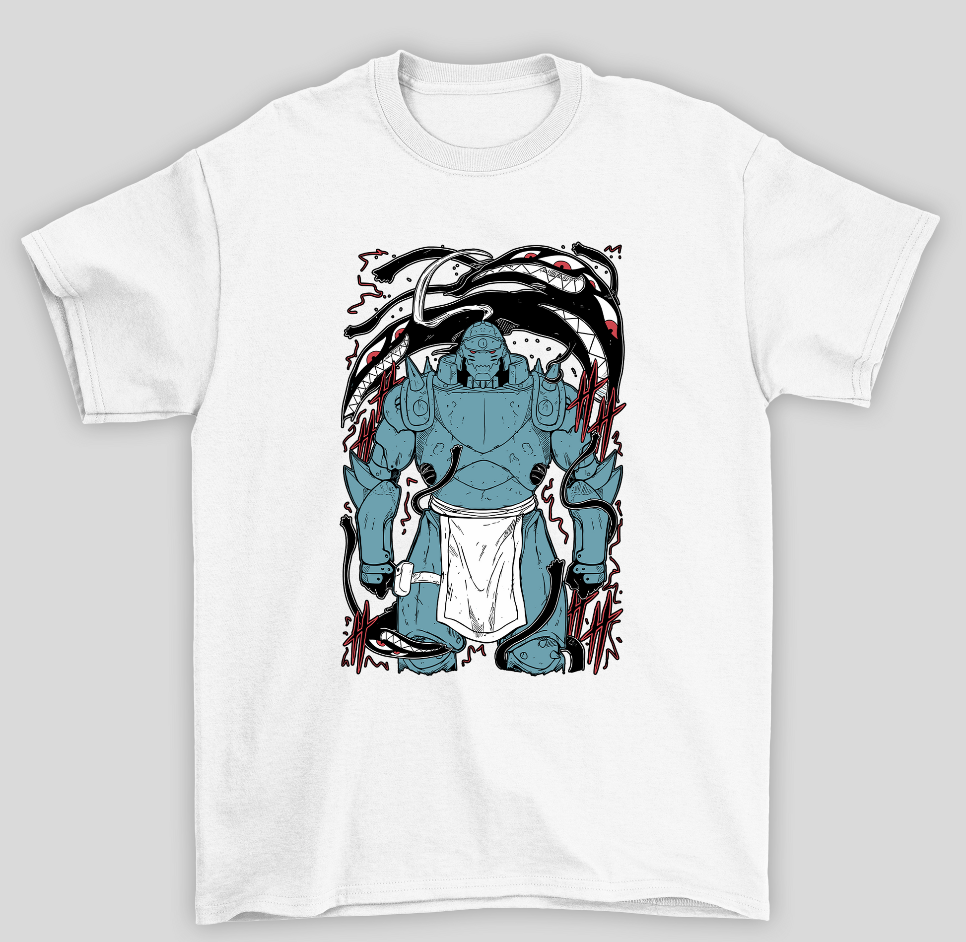 Camiseta Básica Unissex Fullmetal Alchemist Don't Forget- branco