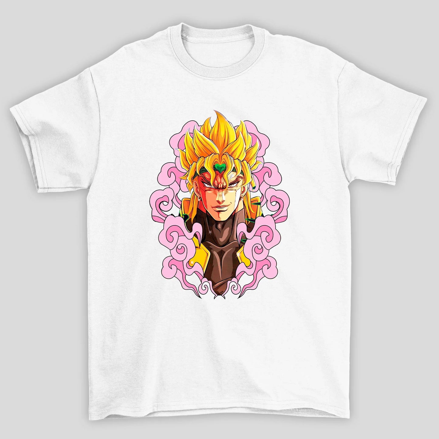 Camiseta Básica Unissex Jojo Bizarre Aventura Anime Dio Brando