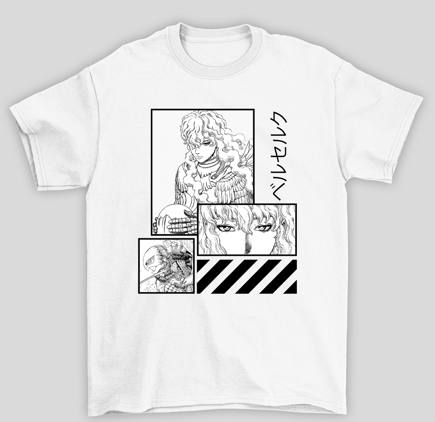 Camiseta Básica Unissex Berserk Anime Mangá Griffth