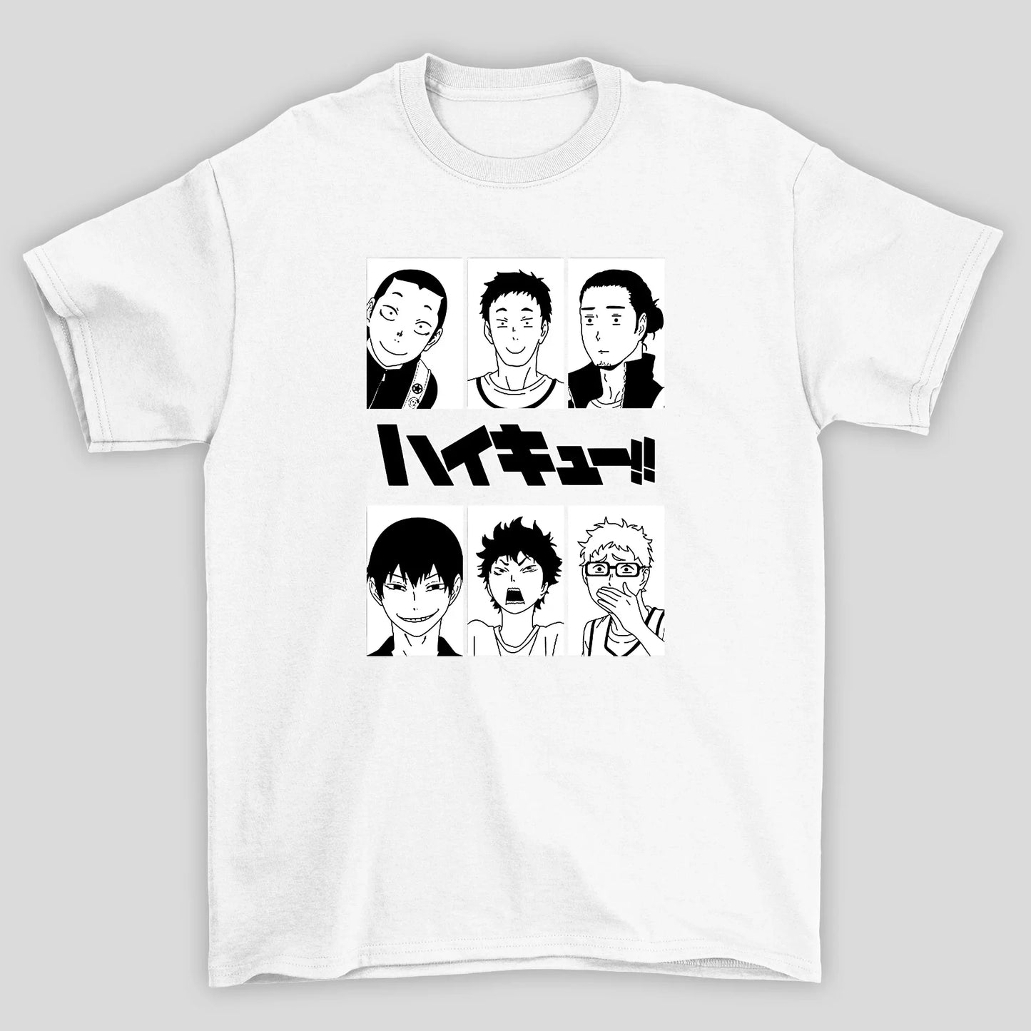 Camiseta Básica Unissex Haikyuu Quadrinhos