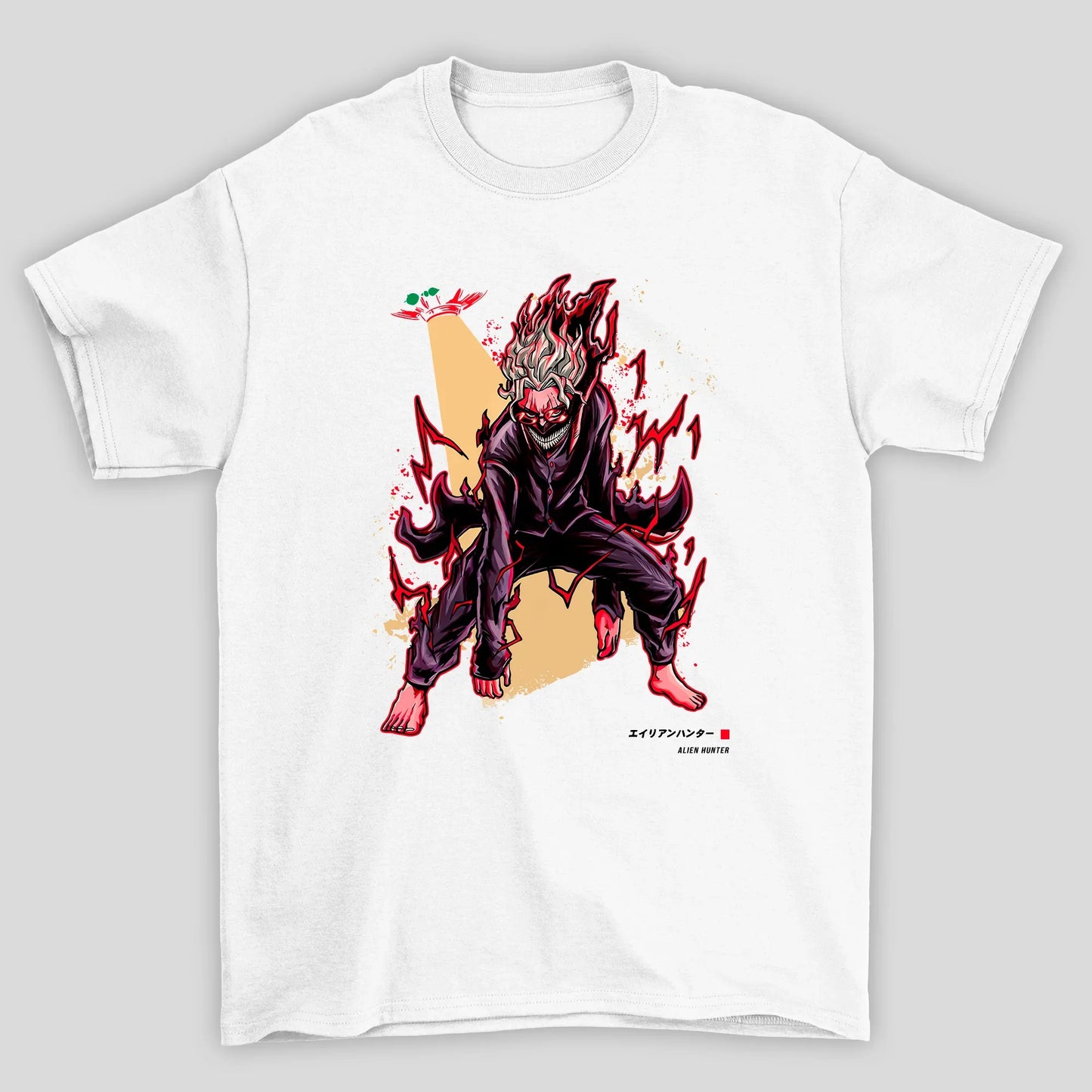 Camiseta Básica Unissex Dandadan Alien Hunter