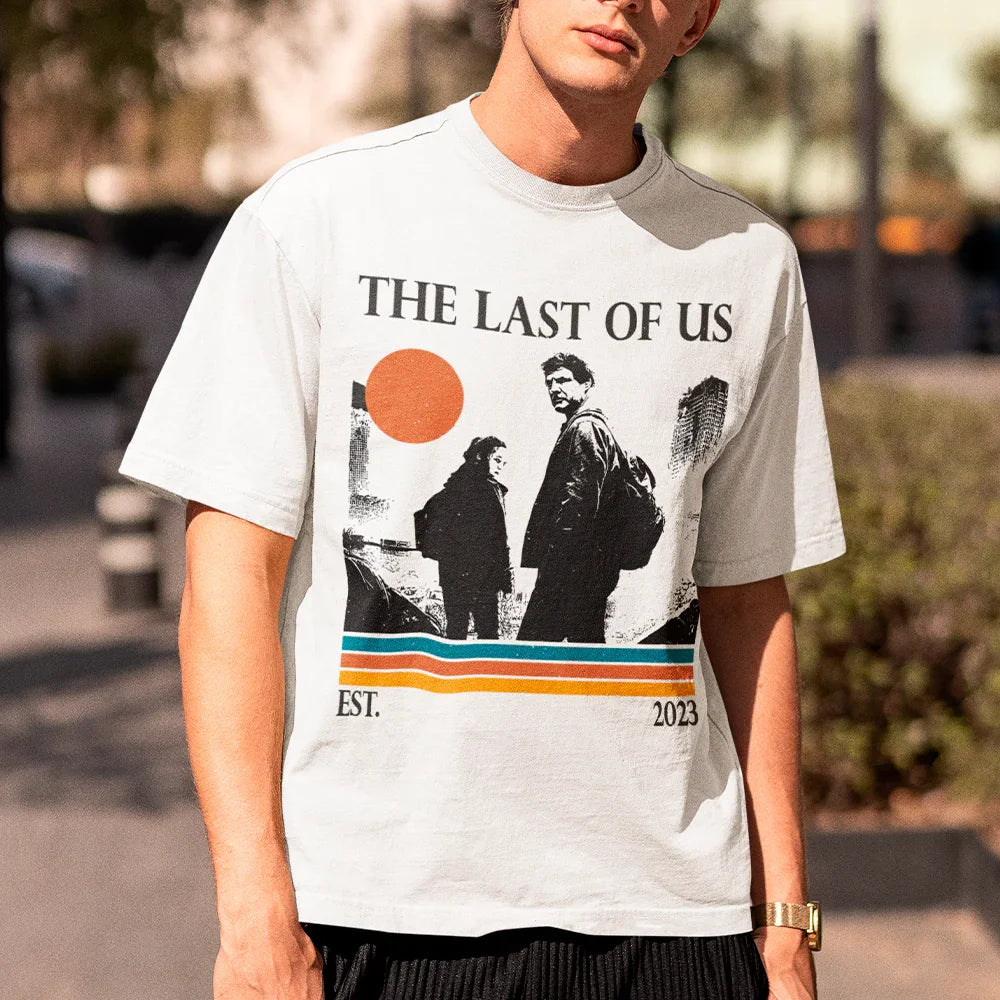 Camiseta Básica Unissex The Last Of Us Vintage