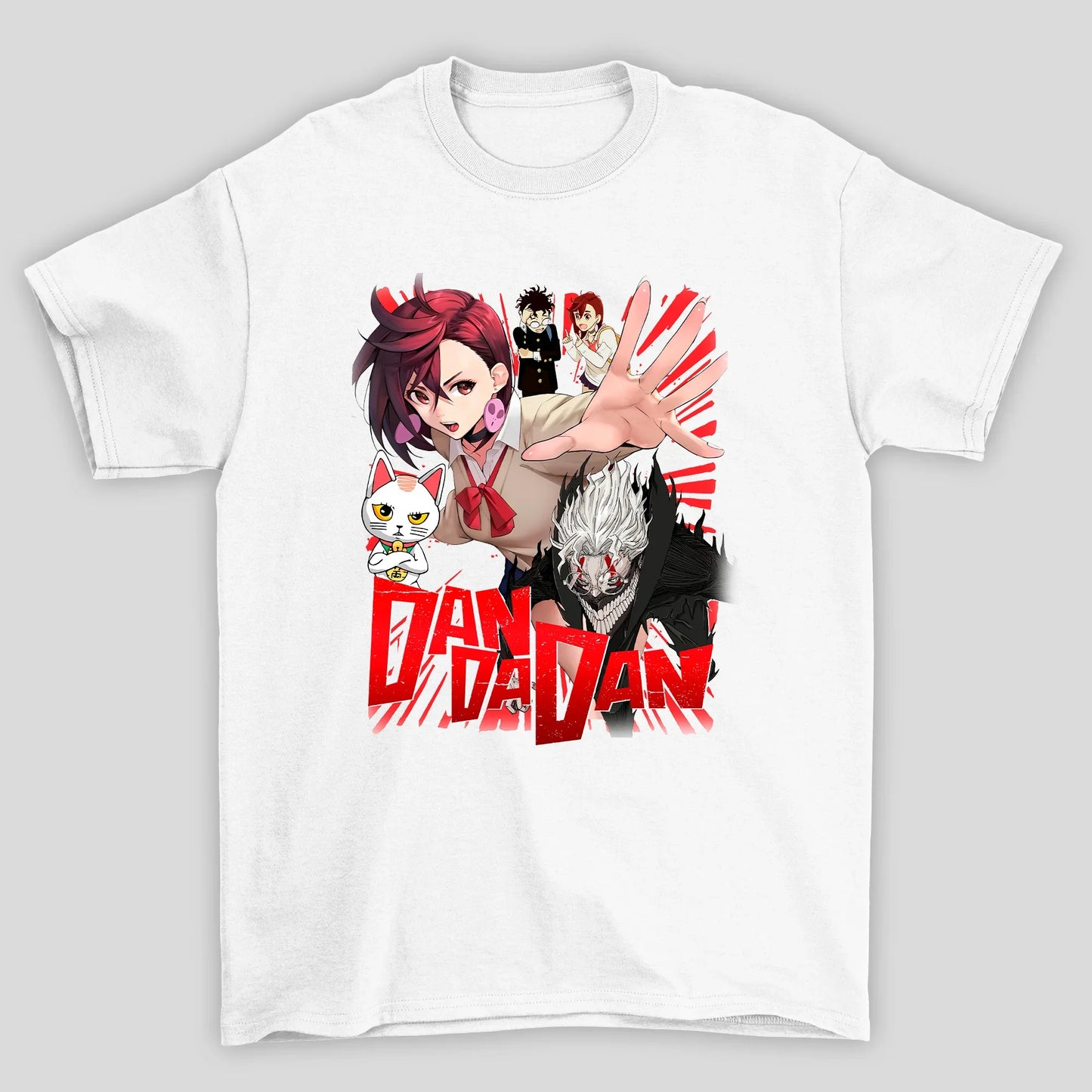 Camisea Básica Unissex Dandadan Okarun Okarun Momo Ayase