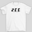 Camiseta Básica Unissex Cowboy Bepop Oh Well Whatever Happens Happens- branco