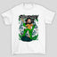 Camiseta Básica Unissex Aquaman Tridente Cartoon