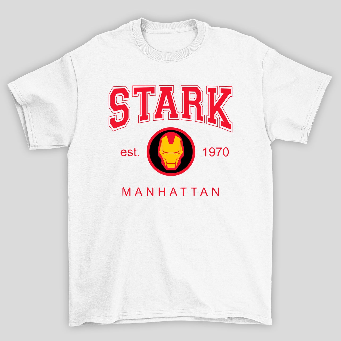 Camiseta Básica Unissex Homem de Ferro Stark Manhattan