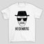 Camiseta Básica Unissex Breaking Bad Heisenberg Desenho Rosto