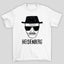 Camiseta Básica Unissex Breaking Bad Heisenberg Desenho Rosto