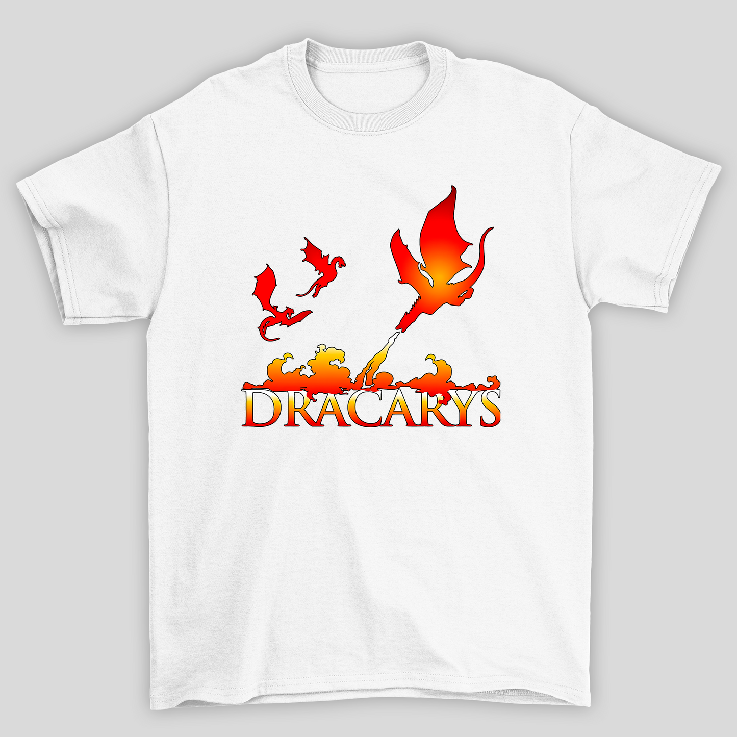 Camiseta Básica Unissex Dracarys Dragoes Game Of Thrones