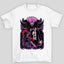 Camiseta Básica Unissex Solo Leveling Sung Cavaleiro Roxo