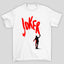 Camiseta Básica Unissex Joker Grafite Vermelho