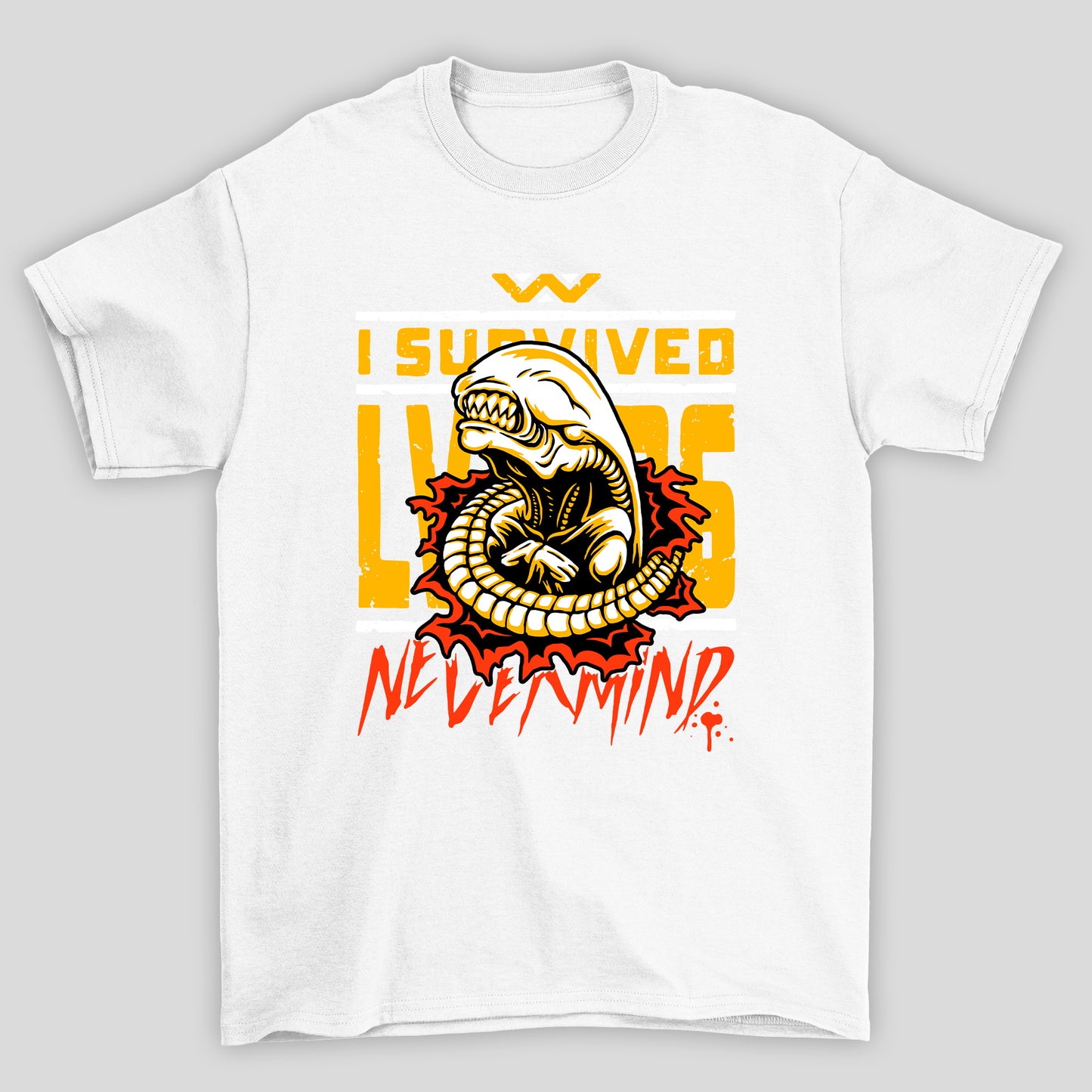 Camiseta Básica Unissex Aline I Survived LV-426