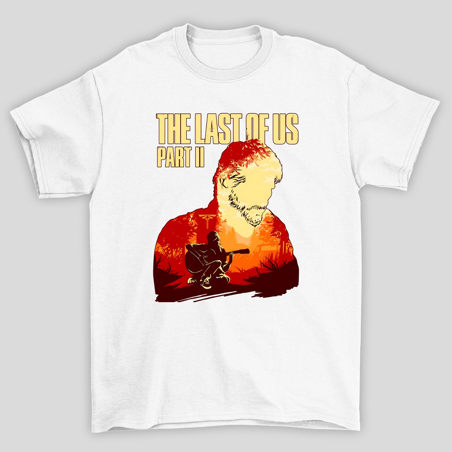 Camiseta Básica Unissex The Last Of Us Ellie Joel Silhueta