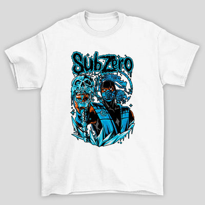 Camiseta Básica Unissex Mortal Kombat Ninja Subzero