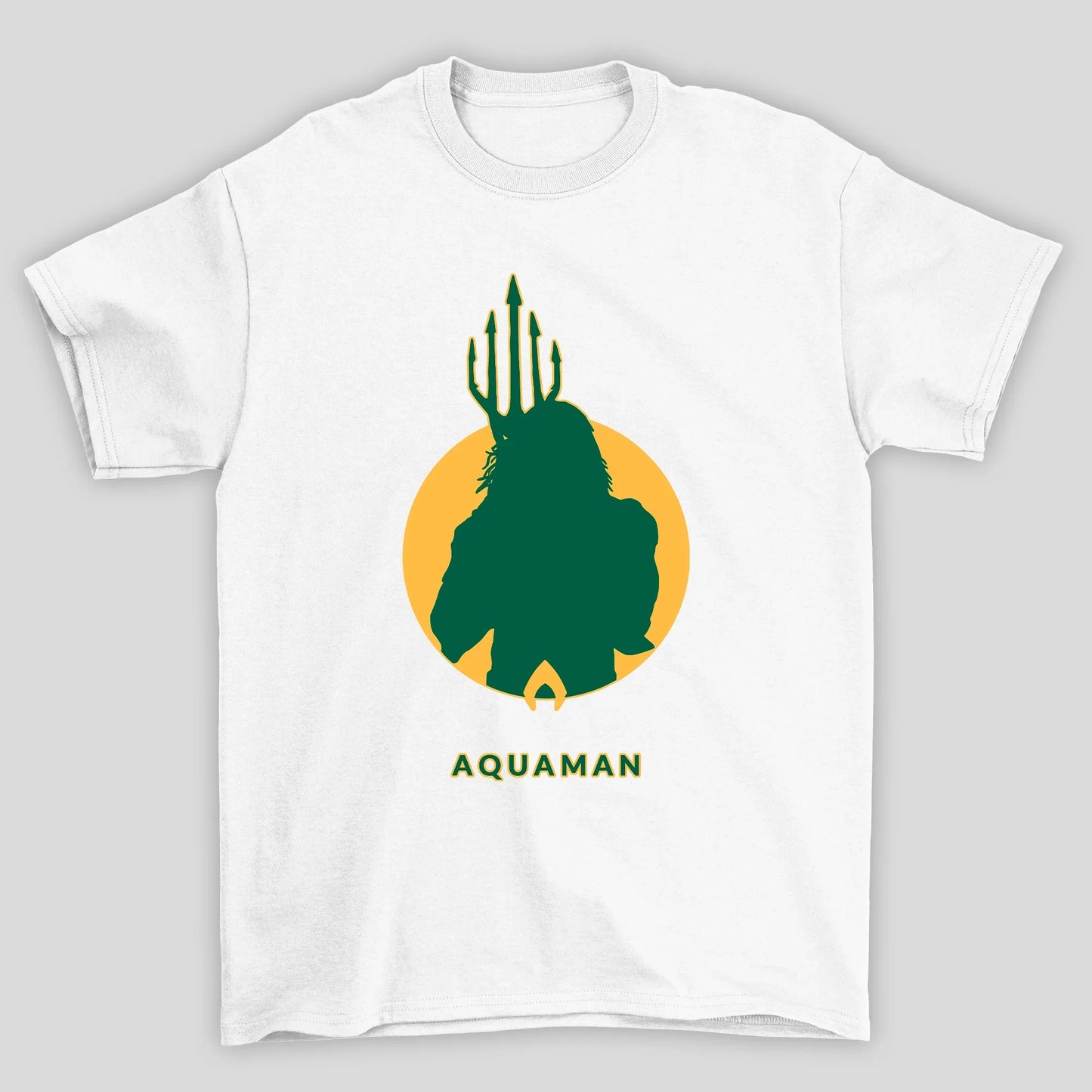 Camiseta Básica Unissex Silhueta Aquaman