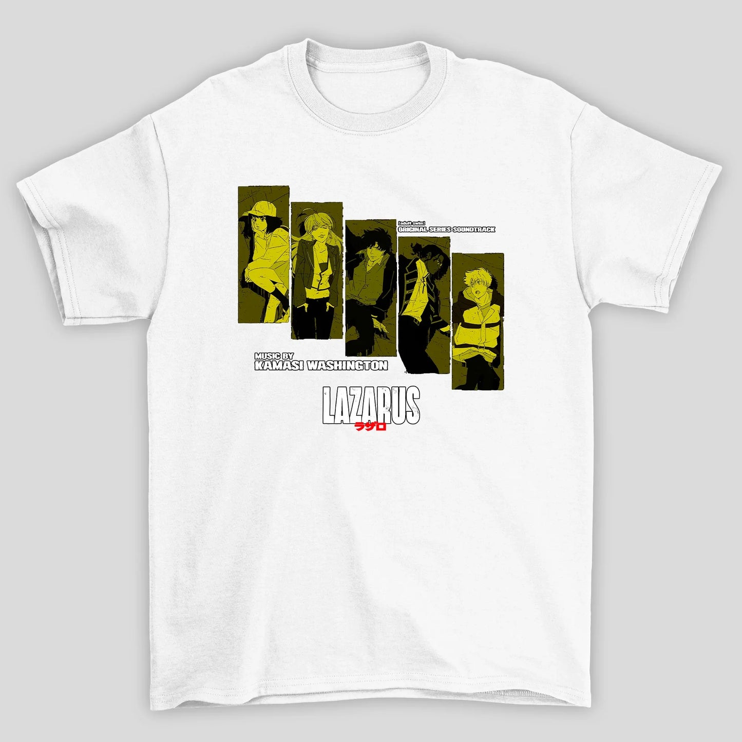 Camiseta Básica Unissex Personagens Amarelo Lazarus