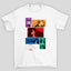 Camiseta Básica Unissex Personagens Quadrados Lazarus