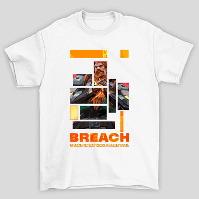 Camiseta Básica Unissex Breach Quadrados Valorant