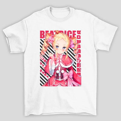 Camiseta Básica Unissex Beatrice Kanji Re Zero