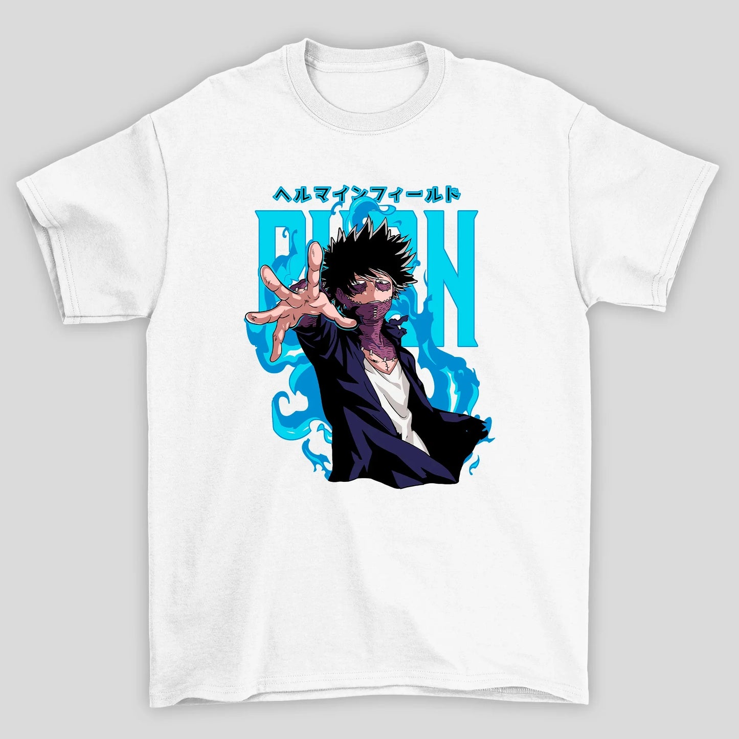 Camiseta Básica Unissex Dabi Burn Boku No Hero