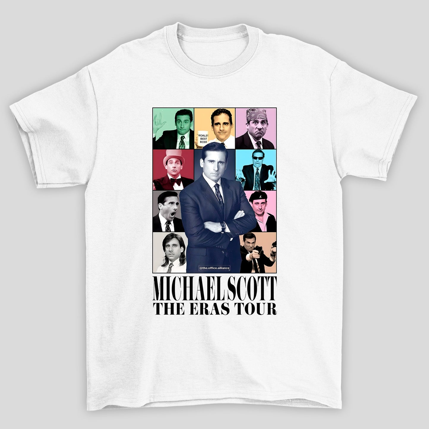 Camiseta Básica Unissex The Office Michael The Eras Tour