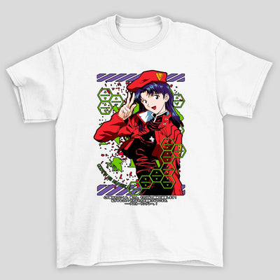Camiseta Básica Unissex Misat Emergency Evangelion