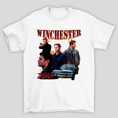 Camiseta Básica Unissex Dean Winchester Impala Supernatural