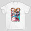 Camiseta Básica Unissex Marin Pulando Kanji My Dress Up Darling