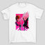 Camiseta Básica Unissex Momo Ayase e Okarun Dandadan