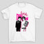 Camiseta Básica Unissex Okarun e Momo Ayase Manga Dandadan