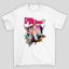 Camiseta Básica Unissex Okarun e Momo Ayase Tinta Dandadan